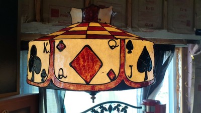hanging poker table lights